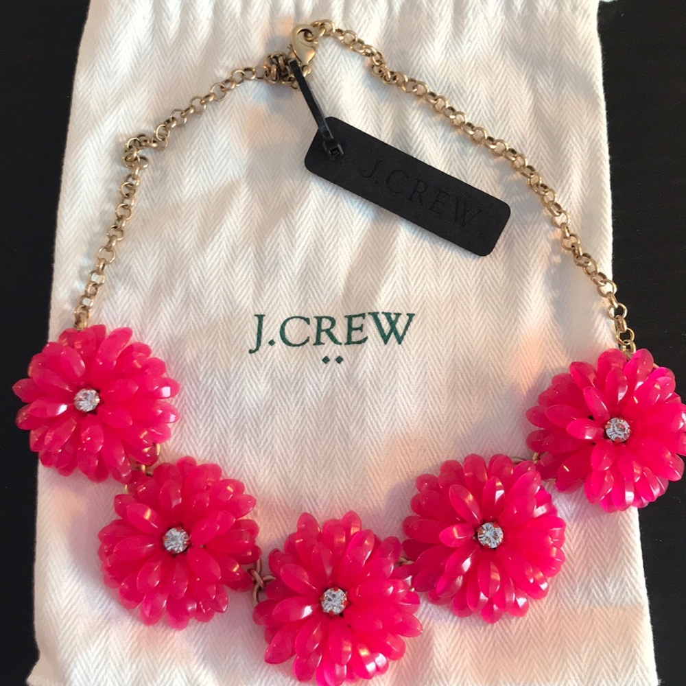 J. Crew flower necklace